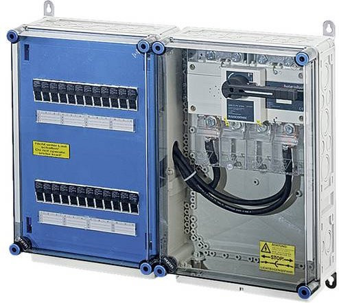 Hensel Mi PV 3611 Generatoranschlusskasten in Blau aus Kunststoff zur Wandmontage - Bild 1