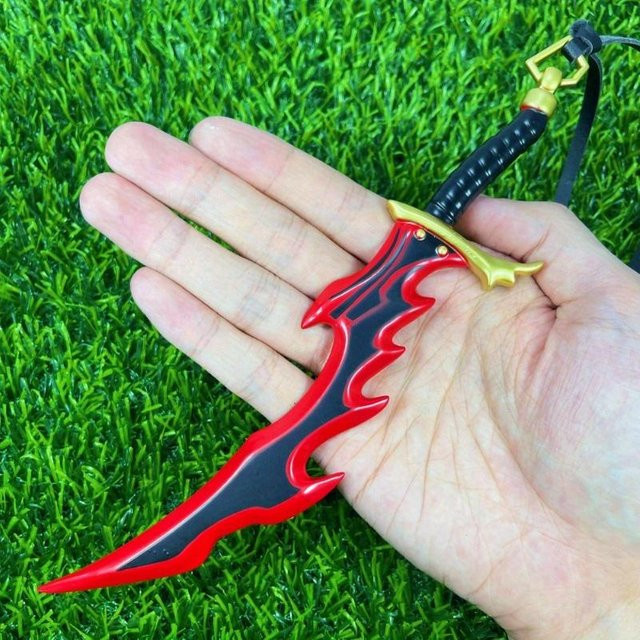 Binchi Outdoor Equipment Solo Leveling Katana, Samurai-Säbel, Metall, Green - Bild 1