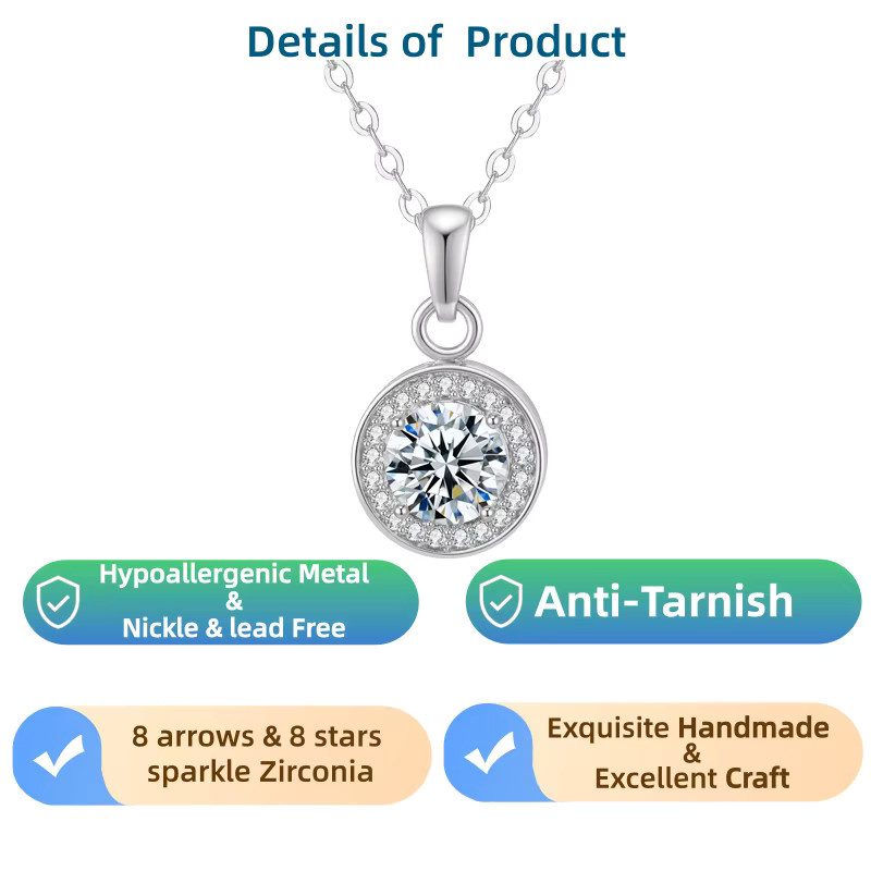LAMVOICE Halskette, Silber, Zirkonia, Damen - Bild 1