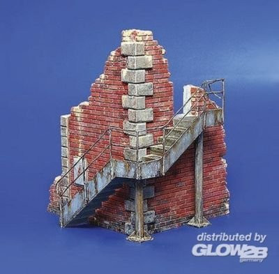 plusmodel Fabrikecke mit Treppe, Bunt / Mehrfarbig, 1:35 - Bild 1