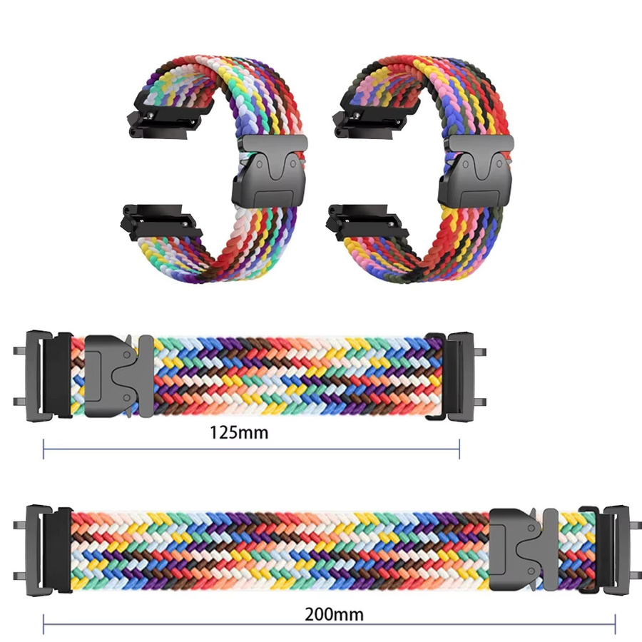 CHIICSMART Uhrenarmband Nylon, Multicolor, Unisex - Bild 3