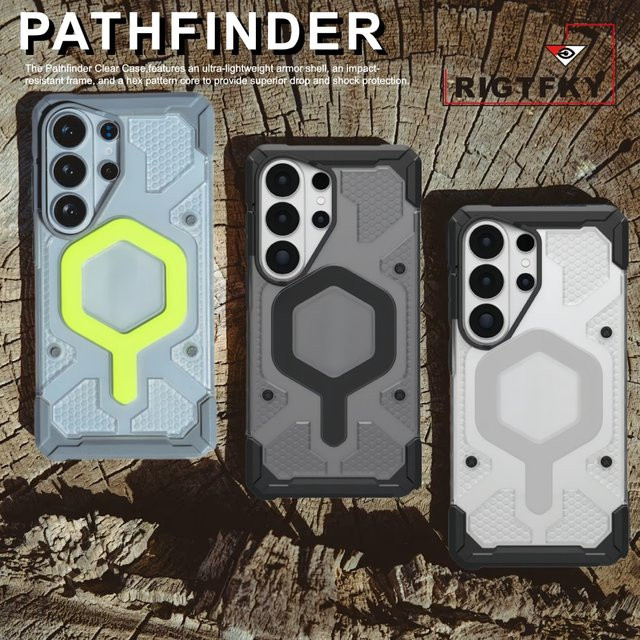Pathfinder Armor Phoen stoßfeste transparente Schutzhülle für Samsung Galaxy S26 Ultra S25 S24 S23 Android Phone Case - Bild 1