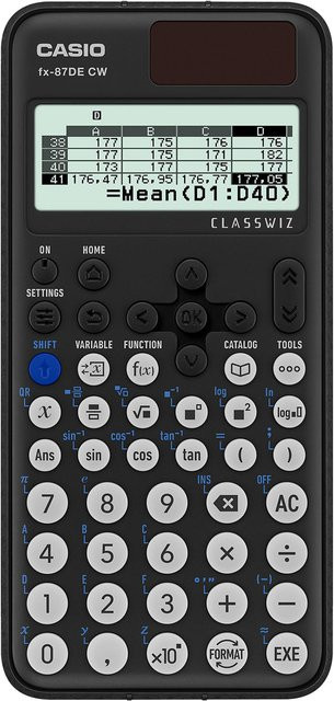 Casio ClassWiz Schulrechner FX-87DE CW schwarz - Bild 1