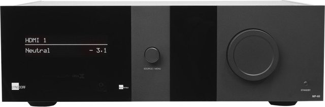 Lyngdorf Audio MP 60 2.1 Klang Effekt Receiver mit RoomPerfect, AES67/AES3, HDMI, Schwarz - Bild 1