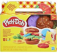 Play-Doh Burger Spielset mit buntem Knetwerkzeug und Spielknete für Kinder ab 3 Jahren - Bild 1