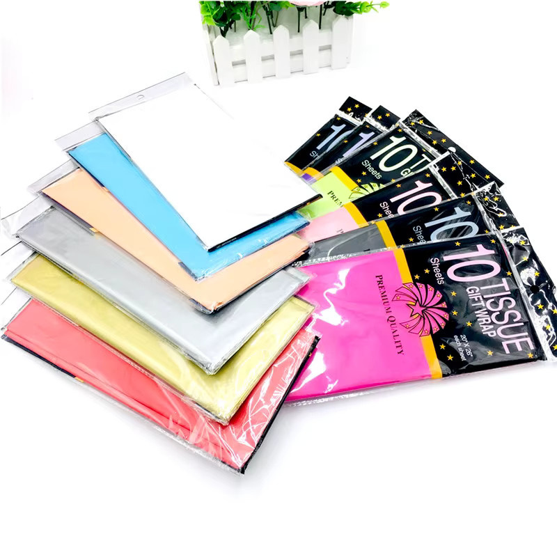 YingYuYuan Store Seidenpapier Rot für DIY Bastelarbeiten und Geschenkverpackungen, 10 Blatt, B: 50 cm, B: 66 cm - Bild 3
