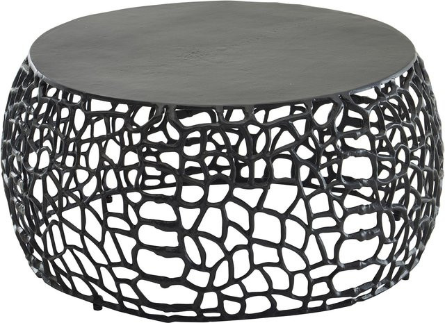 Couchtisch ASTLUX von KADIMA DESIGN aus lackiertem Aluminium mit Aststruktur, quadratisch, B: 66,0 cm, T: 66,0 cm, H: 30,0 cm - Bild 1