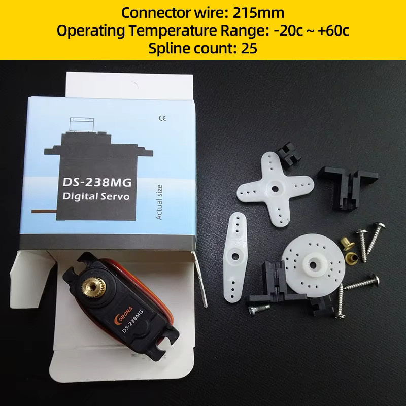 Corona DS238MG Digitalservo, mit Metallgetriebe, für RC-Steuerung - Bild 4