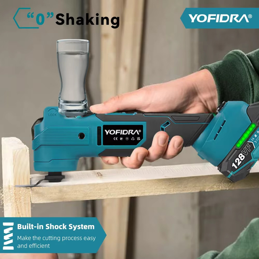 YOFIDRA 1000 W bürstenloses elektrisches oszillierendes Multitool mit AI Speed Control für Makita-Akku-Pin - Bild 4
