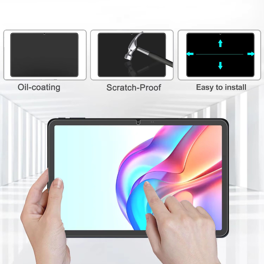 2 Stück kratzfeste Displayschutzfolien aus gehärtetem Glas für dein Tecno MEGAPAD 11 Tablet in Transparent - Bild 3