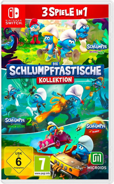Die Schlumpftastische Kollektion 3 Spiele in 1 für Nintendo Switch - Bild 1