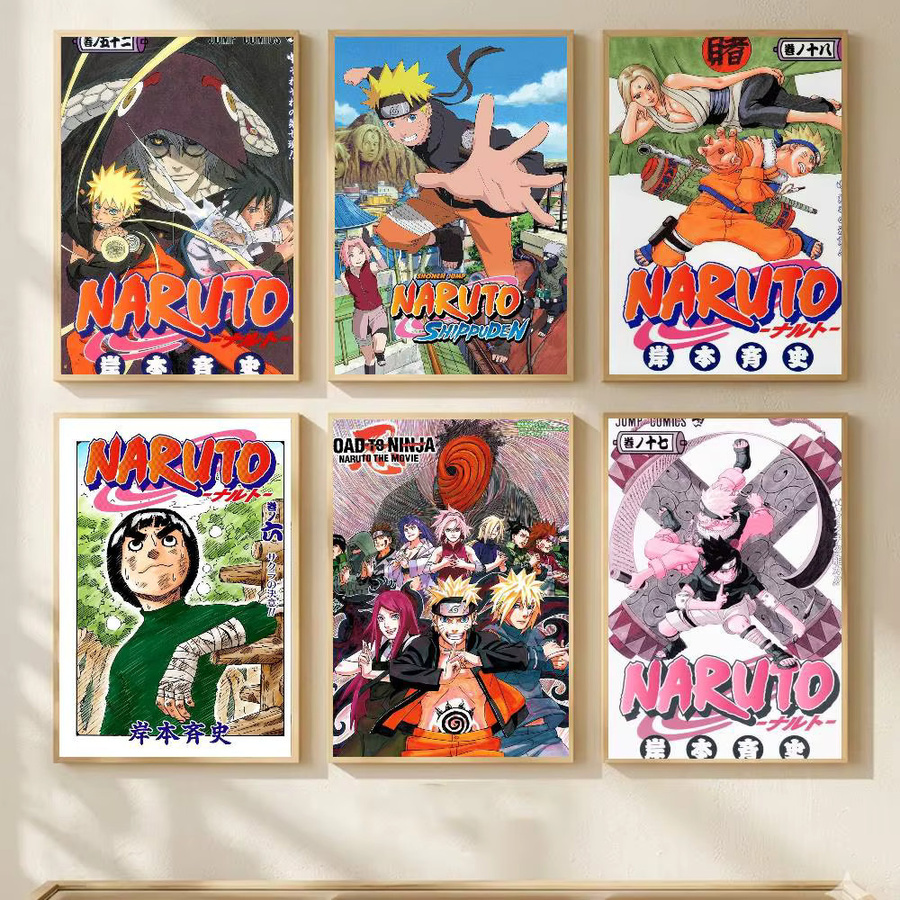 Naruto HD Art Sticky Wall Wandtattoo in Multicolour für dein Zuhause und ästhetische Dekoration - Bild 2