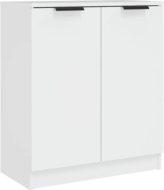 vidaXL Sideboard Weiß Matt aus Spanplatte, B/T/H: 60 x 30 x 70 cm - Bild 1