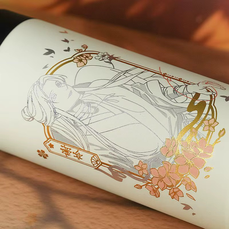 Anime Heaven Official's Blessing Edelstahl-Thermoskanne Tian Guan Ci Fu TGCF Sammlerstück in Weiß - Bild 5