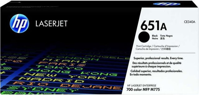 HP Original Toner CE340A 651A Schwarz für HP LaserJet 700 MFP M775z - Bild 1