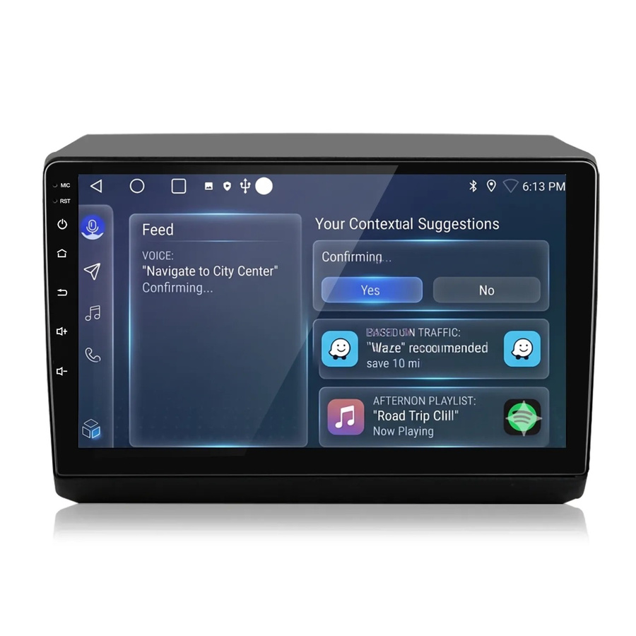 Junsun 9 Zoll Autoradio mit Bluetooth und GPS in Schwarz für Fiat Ducato, Peugeot Boxer und Citroen Jumper (Modelle 2011 bis 2023) - Bild 2