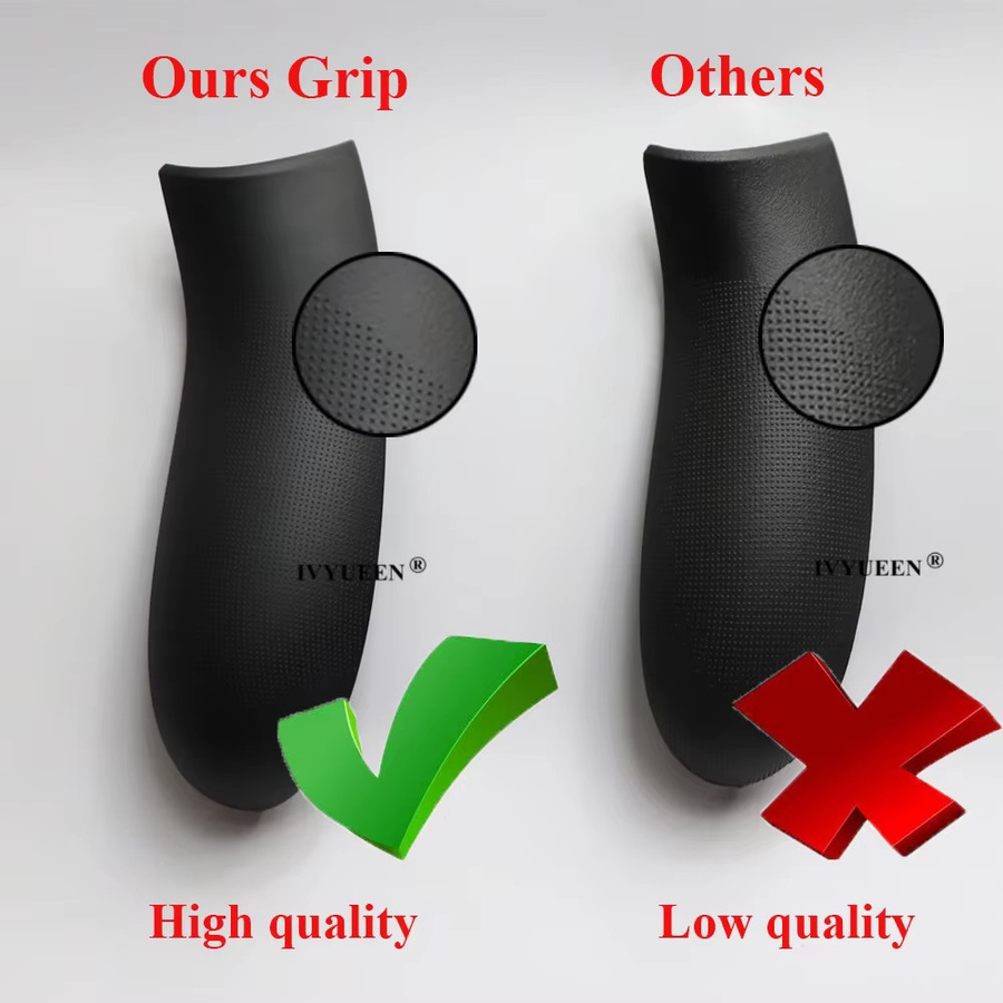 IVYUEEN Ersatz-Hintergriffgriffe und Frontplattenabdeckung für Xbox Series S X Core Controller in Schwarz - Bild 2
