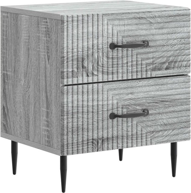 vidaXL Nachttisch in Grau Sonoma im Vintage-Design, B/T/H: 43 x 34,5 x 47,5 cm - Bild 1