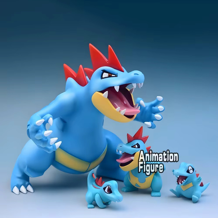 Bandai Pokémon Feraligatr Actionfigur, PVC-Statue, 3-11cm - Bild 2