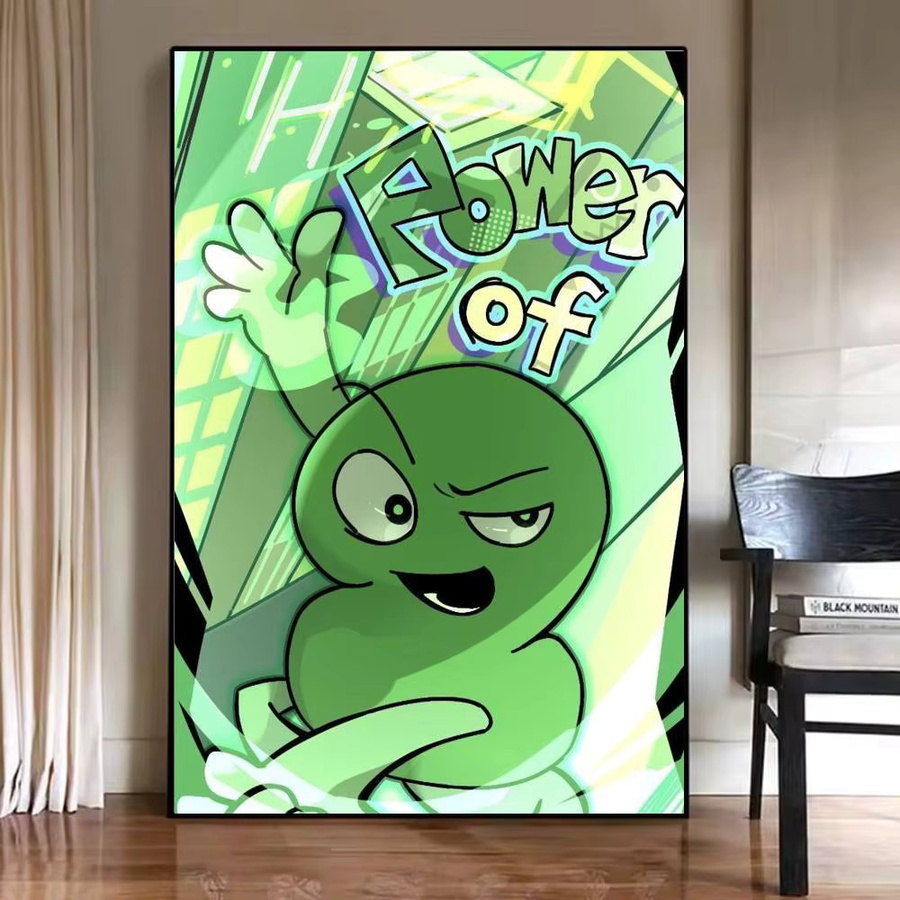 Wandposter BFDI Battle For Dream Island Cartoon Motiv als selbstklebender wasserfester Papier Aufkleber zur Wanddekoration - Bild 5