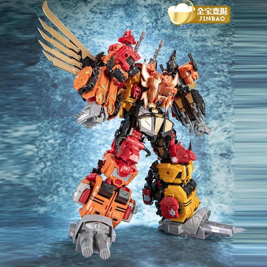Jinbao Bruticus Warbotron Onslaught Brawl Swindle Blast Off Roboter Figur - Bild 2