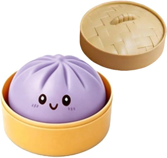 A Family Of Home Textiles Teigtaschen-Squishies, Buntes Brötchen-Spielzeug - Bild 1