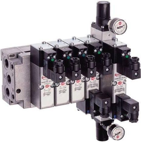 IMI Norgren Magnetventil V45A537A-X0090 in Silber - Bild 1