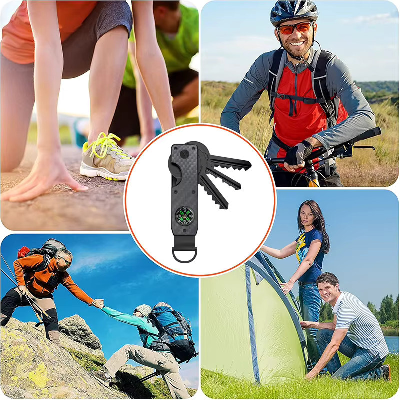 KeySmart Schlüsselanhänger, multifunktionaler Schlüsselhalter, Unisex - Bild 4