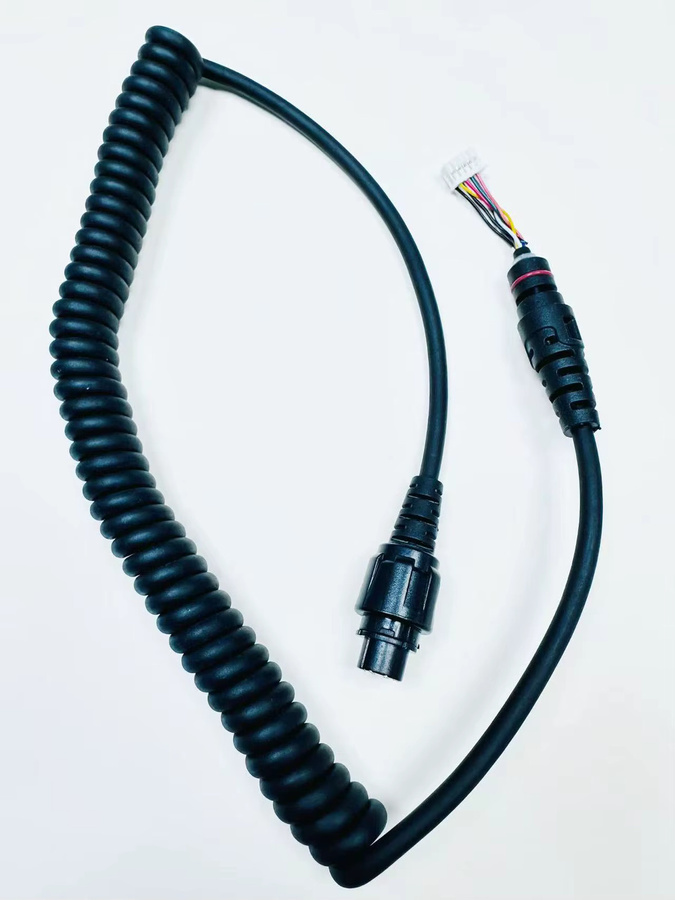 Hytera Walkie-Talkie Mikrofon-Lautsprecherkabel mit 10-poligem Anschluss für SM16A3 MD880 MD780 MT680 RD980 Funkgeräte, Schwarz - Bild 4