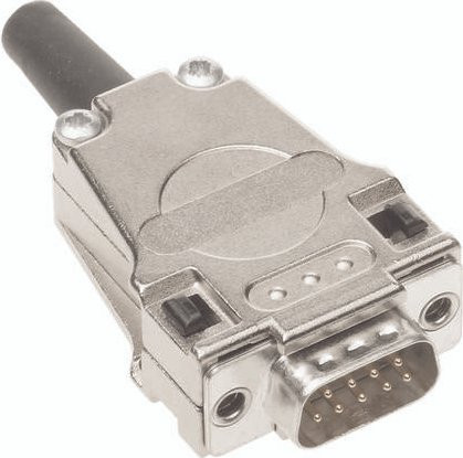 HARTING Schalengehäuse aus Metall in Silber 09 67 009 0323 09670090323 - Bild 1