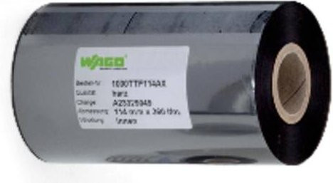 WAGO 258-150 Thermotransferfarbband in Schwarz - Bild 1