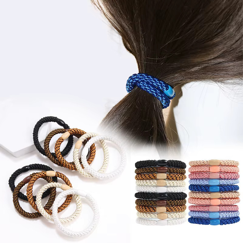 HugesGirl Haargummis Scrunchies, 5 Stück, Unisex - Bild 2
