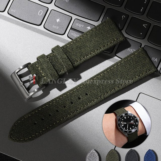 Uhrenarmband Langley, Textil/NATO, 20 mm, 22 mm, Unisex - Bild 1