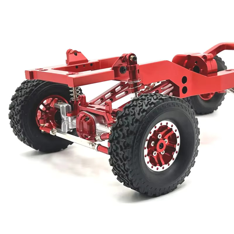 MN 1/12 Chassis Rahmen Radnabe Getriebe MN82 LC79 RC Autoteile Zubehör, Metall - Bild 4