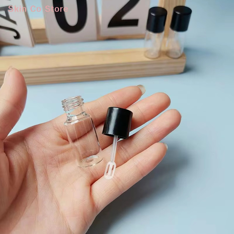 KuZHEN Nachfüllbare Mini-Foundation Glas-Leerflaschen mit Schaufelapplikator, 4 ml - Bild 4