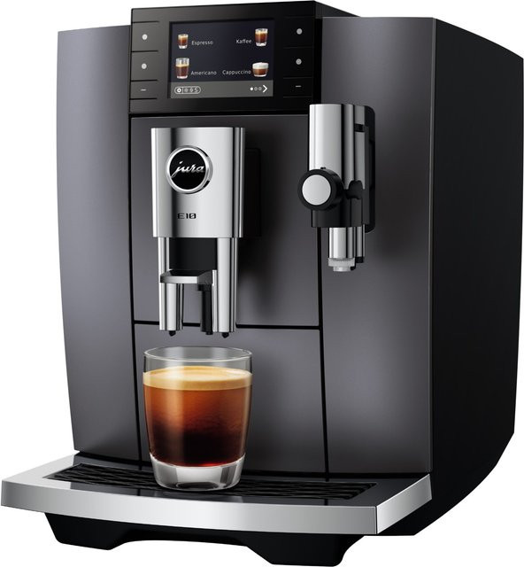 Jura Kaffeevollautomat E10 in Onyx Grey mit App-Steuerung, WiFi und Cold Brew Funktion - Bild 1