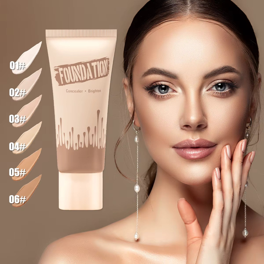 Hello Kiss Liquid Foundation, Matt, Creme, Unisex - Bild 2