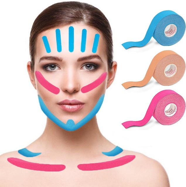 HDSAL Kinesiologie-Klebeband für Gesicht und Augen, 5 m, Unisex - Bild 1