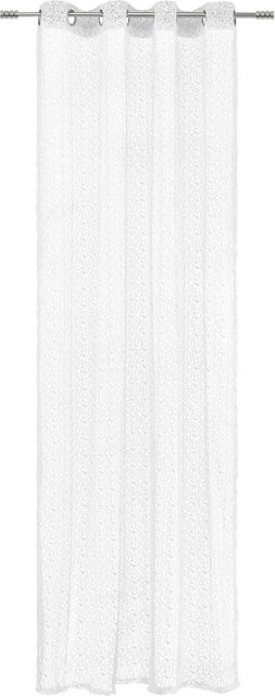 Modern Living Ösenschal Astrid in Weiß, transparent, B/H: 140 x 245 cm - Bild 1