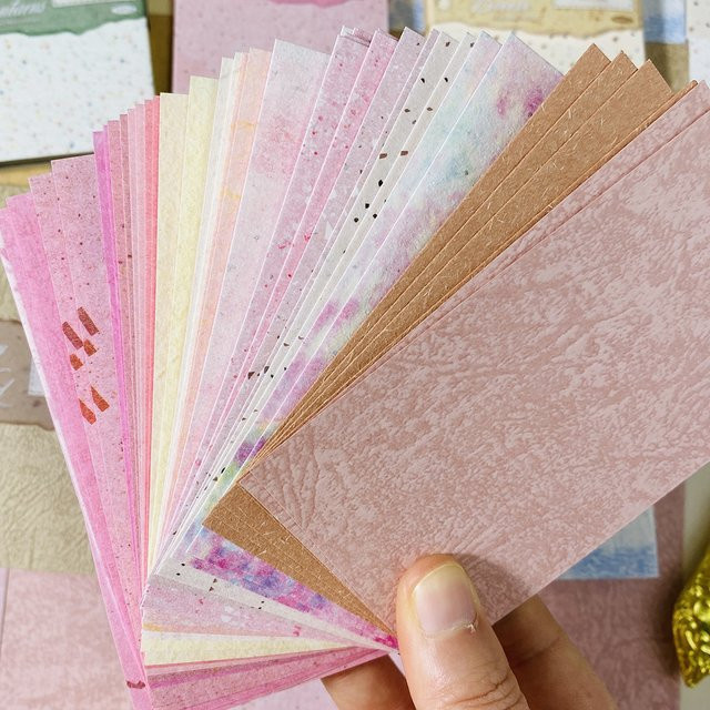 Journamm Vintage Scrapbook Papier Set mit 50 Blatt in Multicolor für DIY Scrapbooking, Collagen und Tagebücher - Bild 1