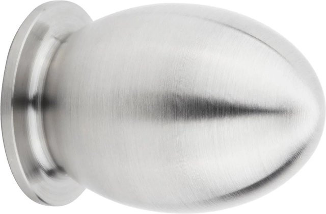 SO-TECH Möbelknopf HAMILTON aus Edelstahl gebürstet in Silber, Durchmesser: 15 mm - Bild 1