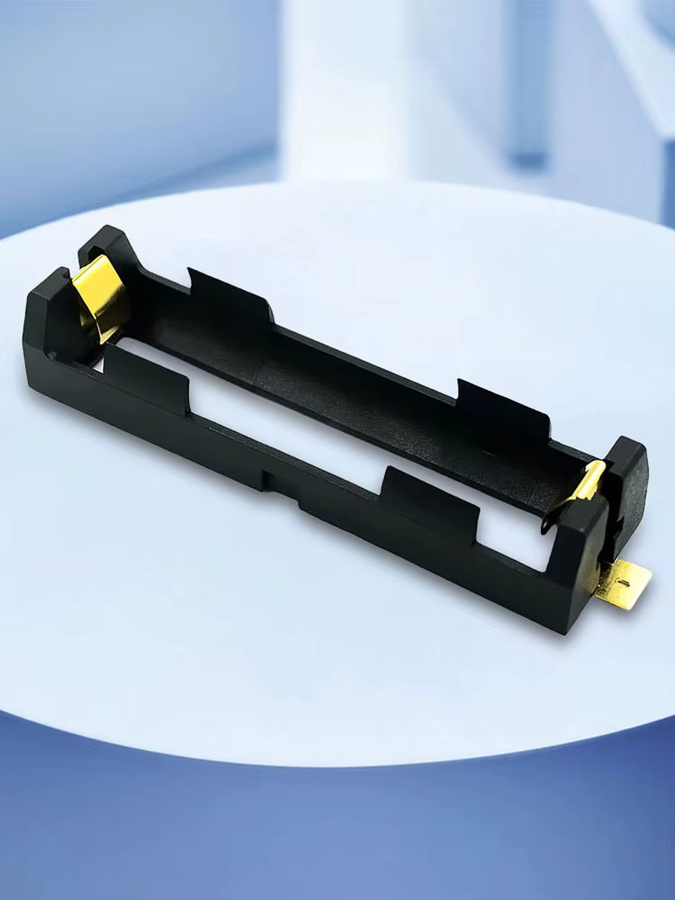 ALLOET 18650 SMT Batteriehalter mit Bronze-Pins in Schwarz für 3,7V wiederaufladbare Batterien - Bild 6