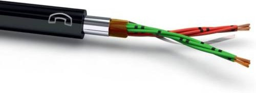 VOKA Brandmeldekabel A-2YF(L)2Y Schwarz RAL 9005 100m - Bild 1