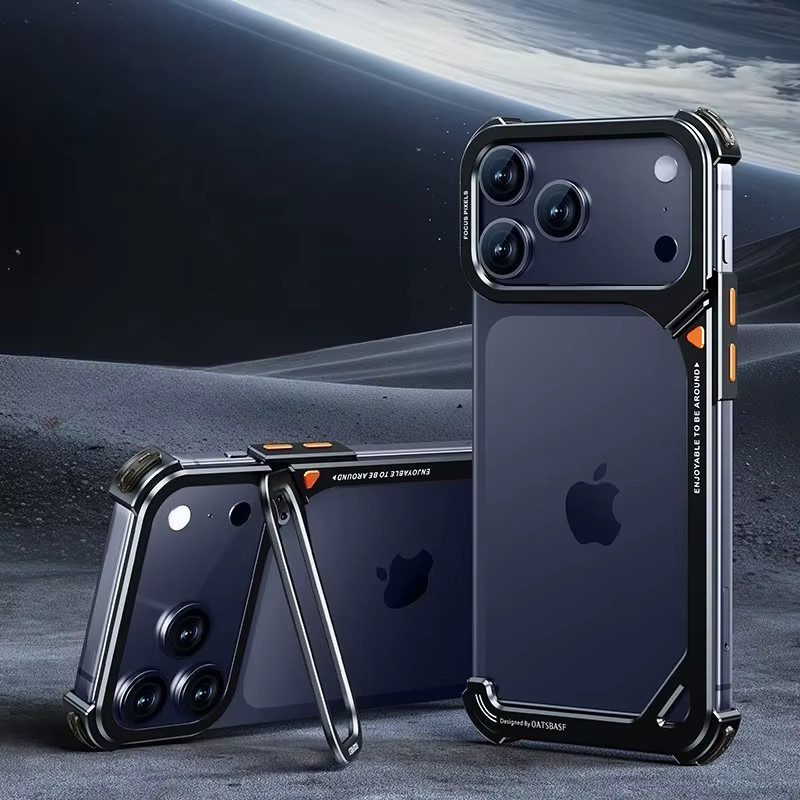 Eary Ultra Minimalist Frame Case für iPhone 17 Pro Max mit Aluminiumschale, Linsenhalter und MagSafe Wireless Charging Kompatibilität - Bild 5