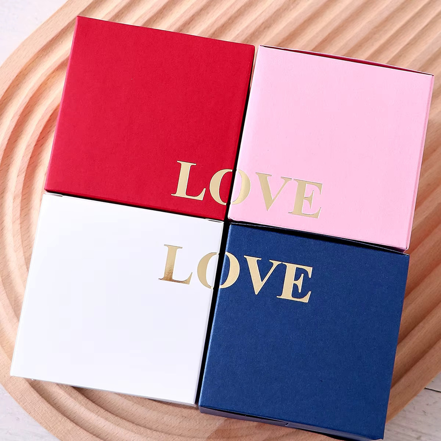 10er-Pack Mini-Geschenkboxen aus Papier in Weiß für Hochzeiten, Valentinstag und Feiern - Bild 3