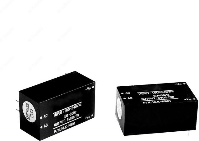STJF Mini-Stromversorgungsmodul HLK-PM01 HLK-PM03 HLK-PM12 AC-DC 220 V auf 5 V/3,3 V/12 V in Schwarz für intelligente Haushaltsmodule - Bild 1