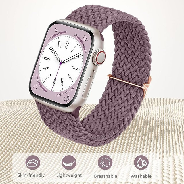 RWBANDS Uhrenarmband, Nylon-Geflochten, Weiß, Unisex - Bild 1