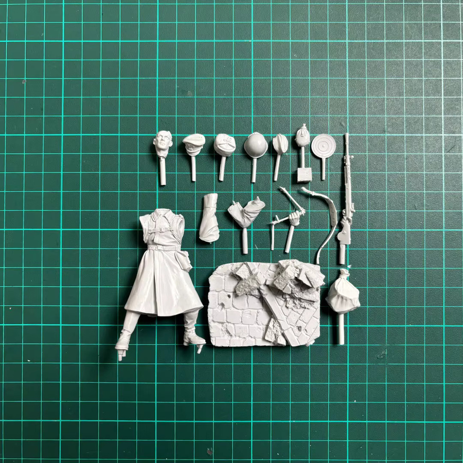 MEEKLION MODEL Sowjetischer Maschinengewehrschütze, Modellbausatz, 75-mm, Militär - Bild 2