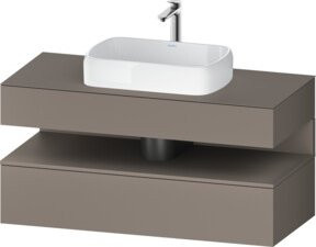 Duravit Waschtischunterschrank Qatego in Lackoptik mit einer Schublade, B/T/H: 120 x 55 x 60 cm - Bild 1