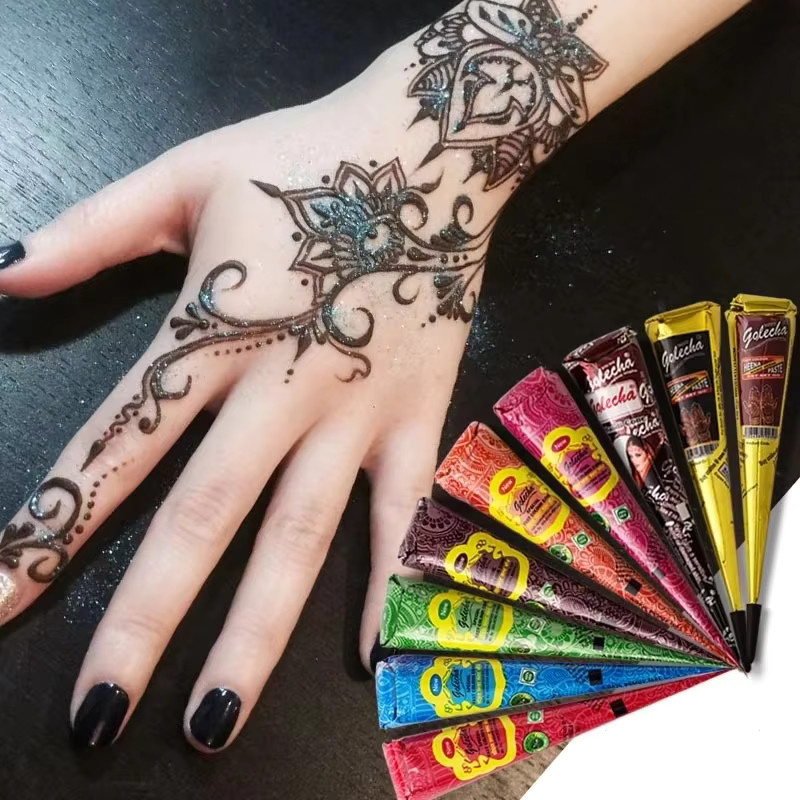 GOLECHA Henna Kegel, 25g, Mehrfarbig, Tattoo Paste - Bild 2